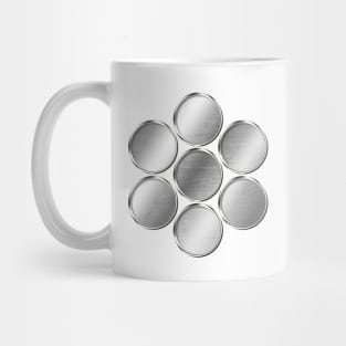 Kuki Clan Kamon Silver Chrome Mug